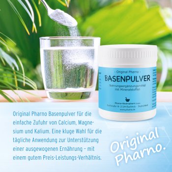 Basenpulver 200 g Etikett